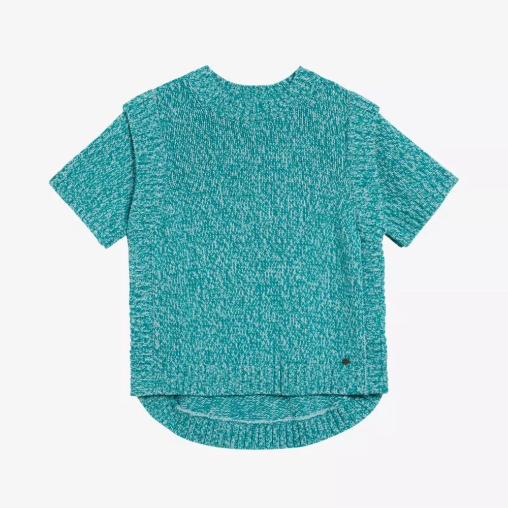 Ted Baker Twist Easy Fit Knit Mid Green Top